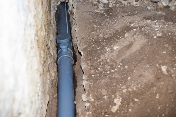 Drain Line Installation in Menomonee Falls