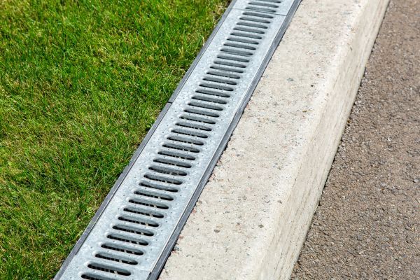 Courtyard Drain Installation in Menomonee Falls