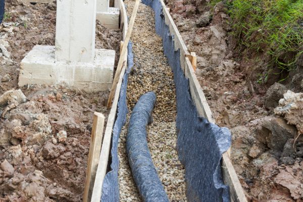 French Drain Installation in Menomonee Falls